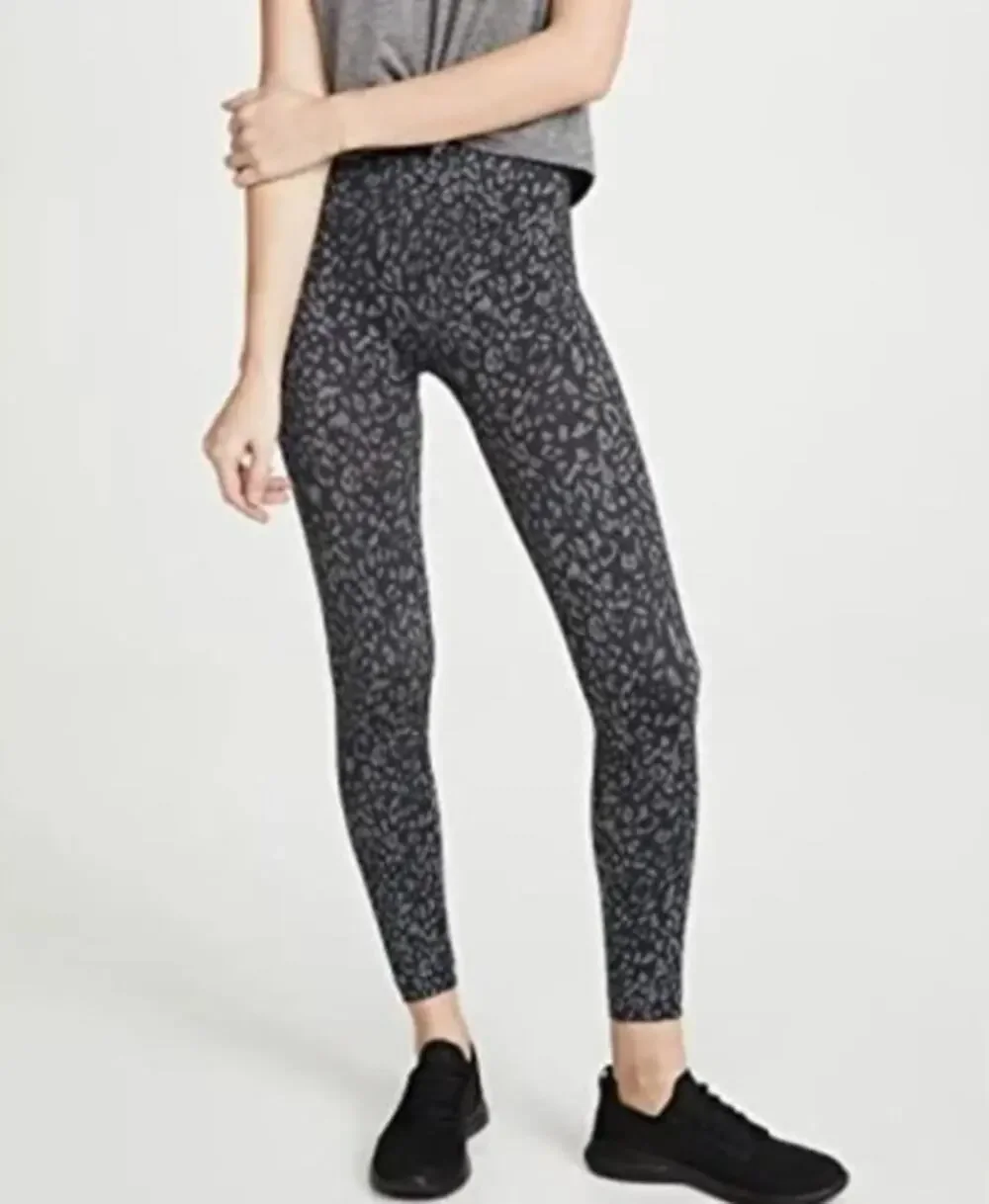 Spanx Seamless Leggings Dark Leopard Small
